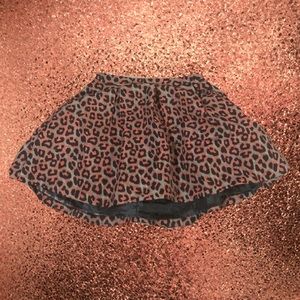 Leopard print skirt